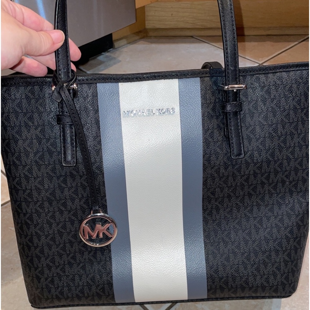 Michael Kors tricolor saffiano leather Lg tote